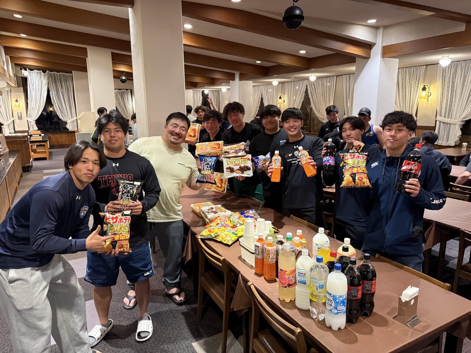 株式会社テクノシンエイ様からの差し入れの様子 1